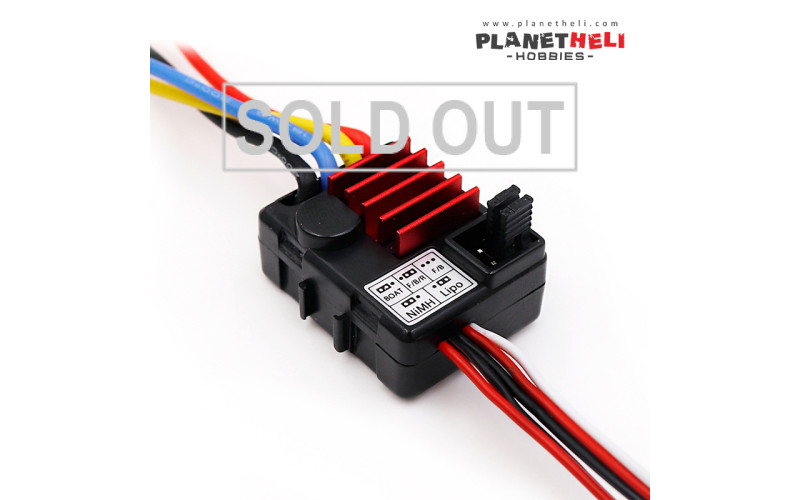 Turbo Racing - 25A Brushed ESC for 1/18th and 1/24th scale RC Cars and Boats